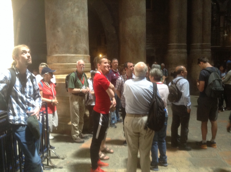 Inside the Holy Sepulchre