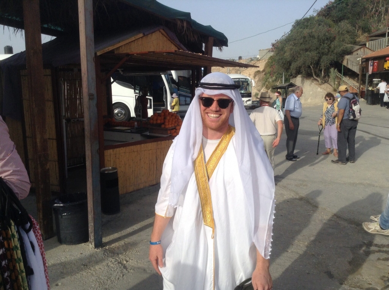 Naoise - one of our teachers going native!