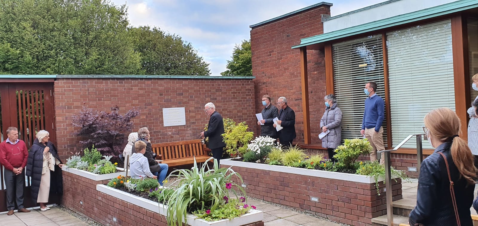 Blessing of Fr. Tony's memorial